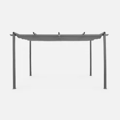 3x4m aluminium pergola with retractable roof