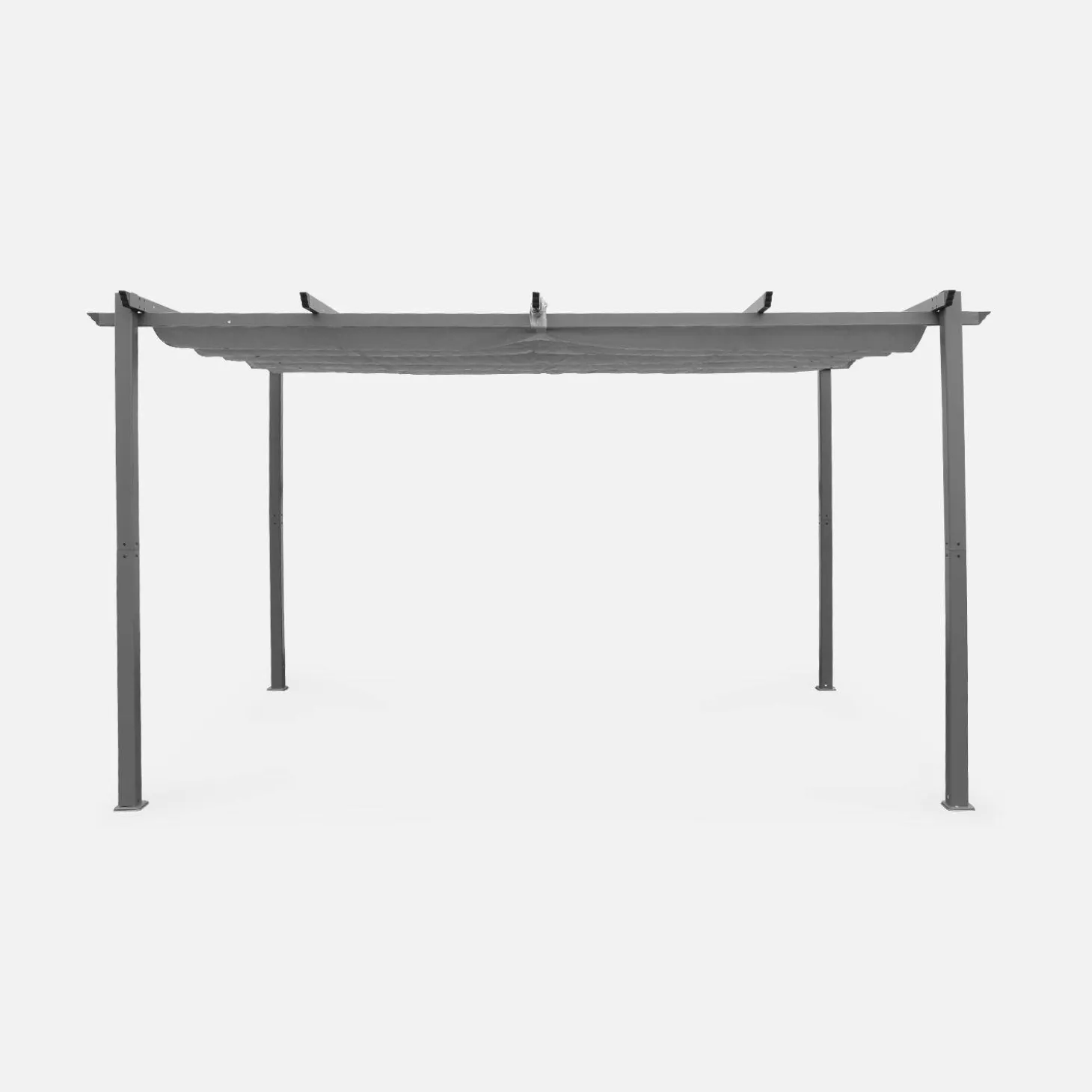 3x4m aluminium pergola with retractable roof
