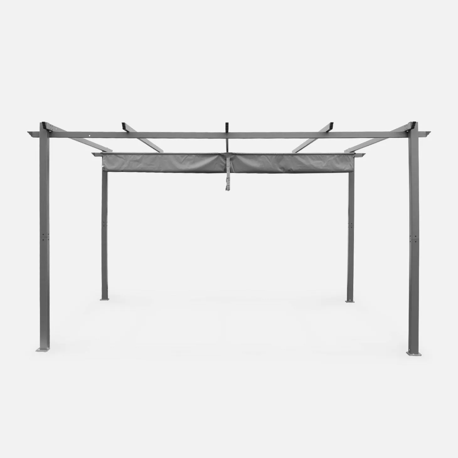 3x4m aluminium pergola with retractable roof