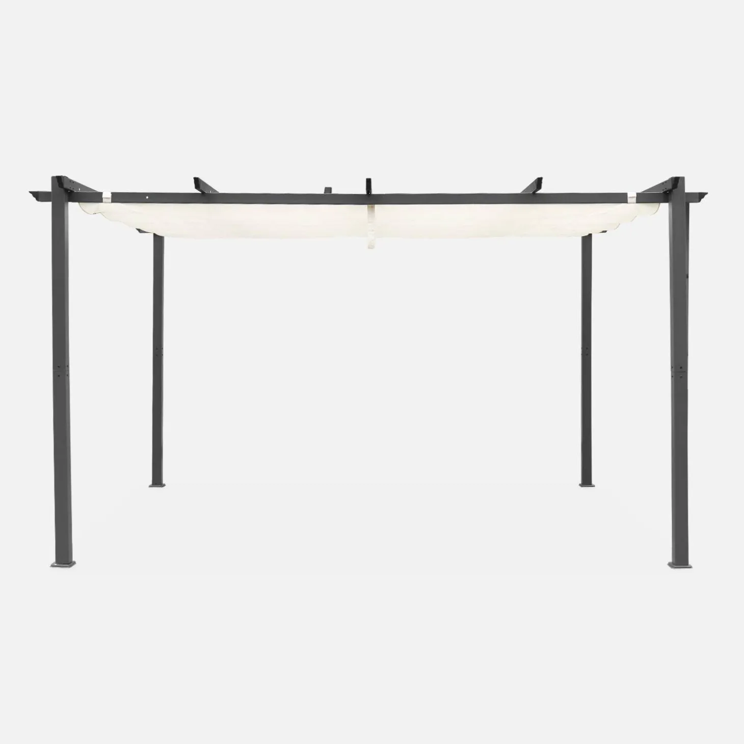 3x4m aluminium pergola with retractable roof