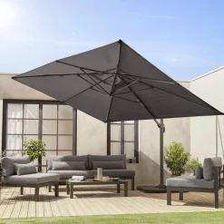 3x4m rectangular cantilever parasol