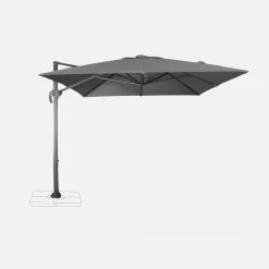 3x4m rectangular cantilever parasol