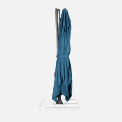3x4m rectangular cantilever parasol