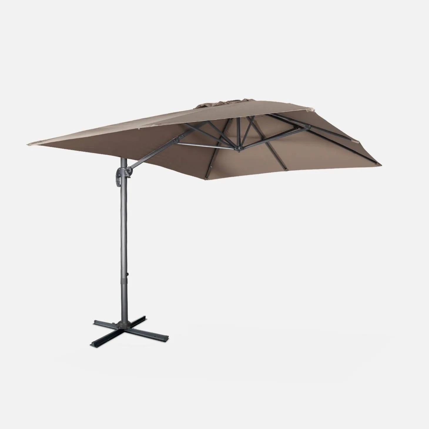 3x4m rectangular cantilever parasol