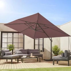 3x4m rectangular cantilever parasol