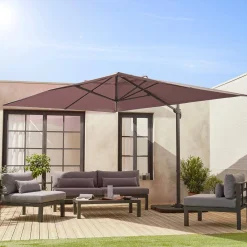 3x4m rectangular cantilever parasol