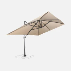 3x4m rectangular cantilever parasol
