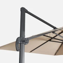 3x4m rectangular cantilever parasol