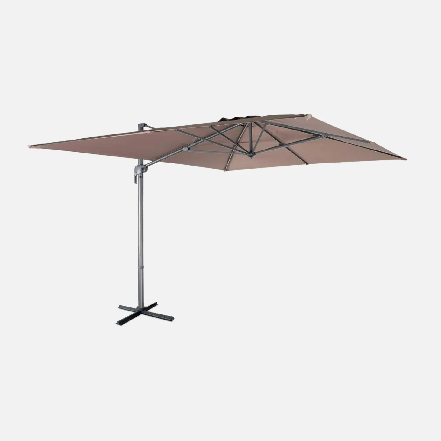 3x4m rectangular cantilever parasol
