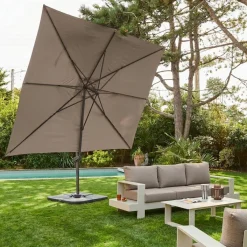 3x4m rectangular cantilever parasol