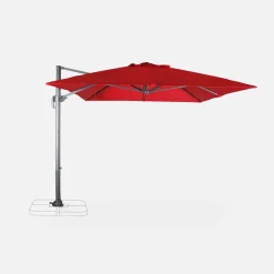 3x4m rectangular cantilever parasol