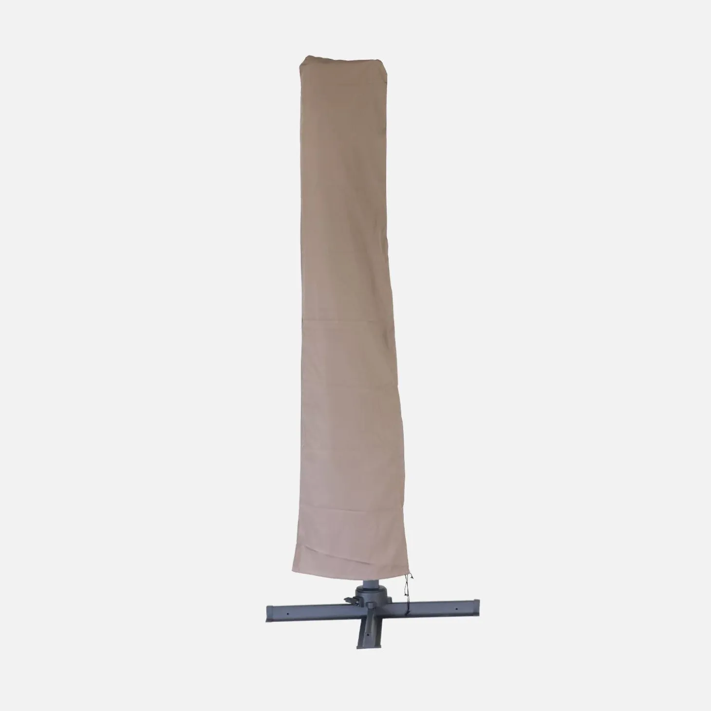 3x3m square cantilever parasol with cover included