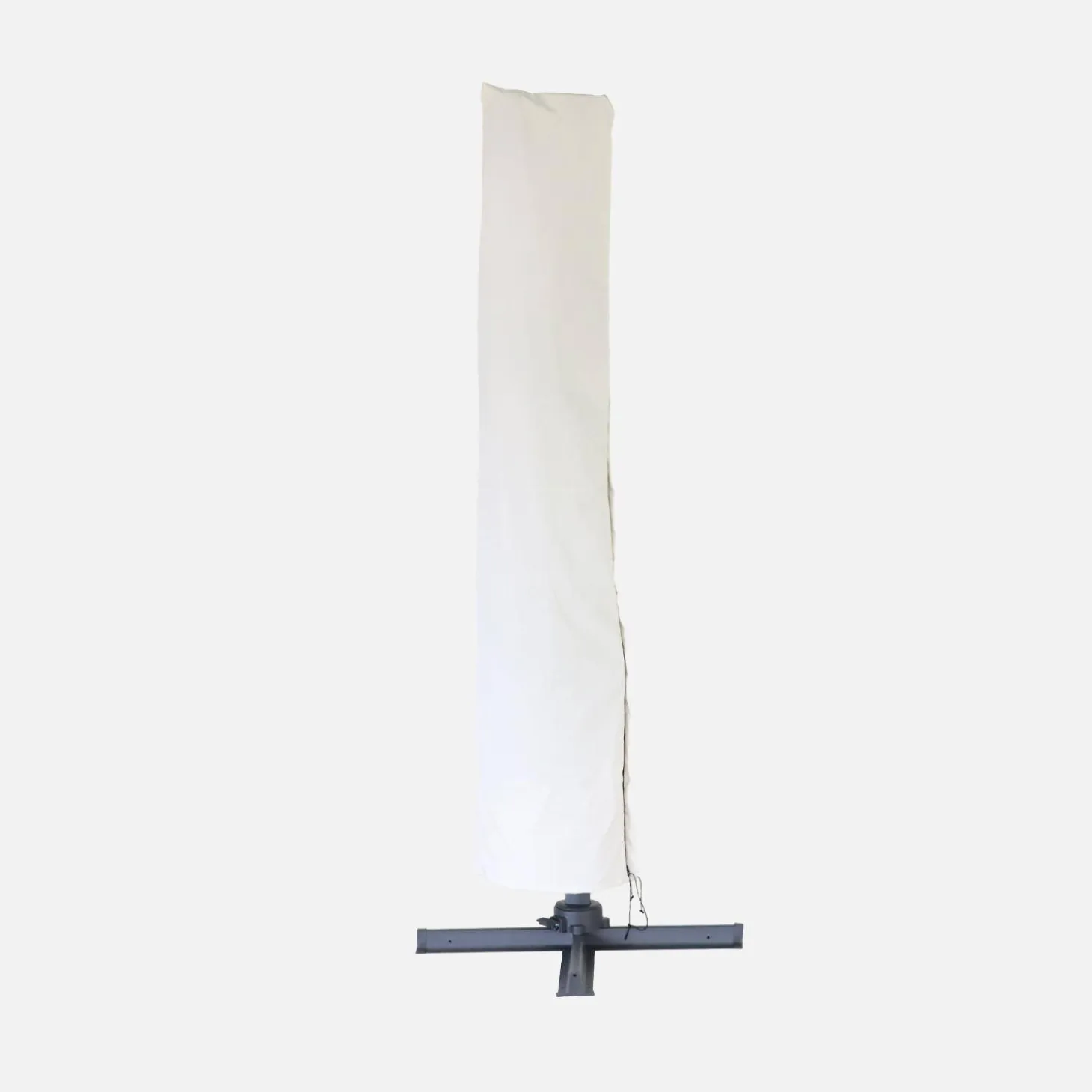 3x3m square cantilever parasol with cover included