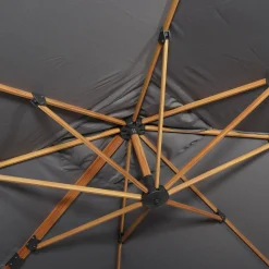 3x3m square cantilever parasol with cover included