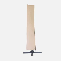 3x3m square cantilever parasol with cover included