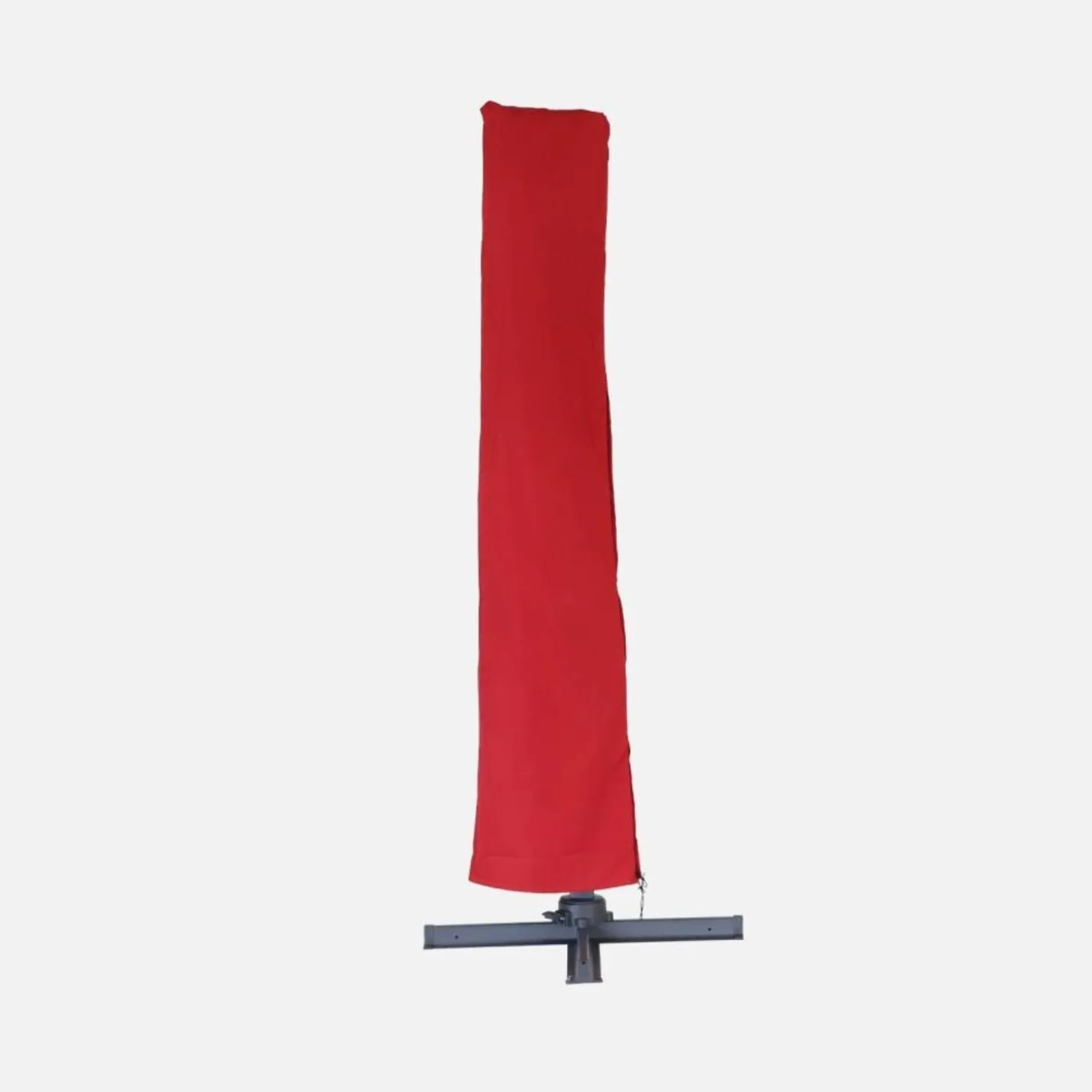3x3m square cantilever parasol with cover included