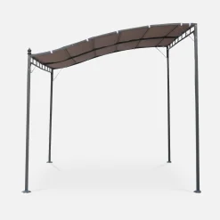 3x2.5m wall-mounted pergola