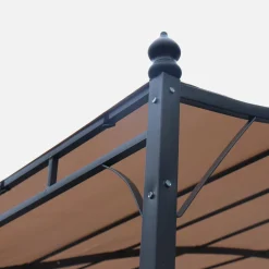 3x2.5m wall-mounted pergola