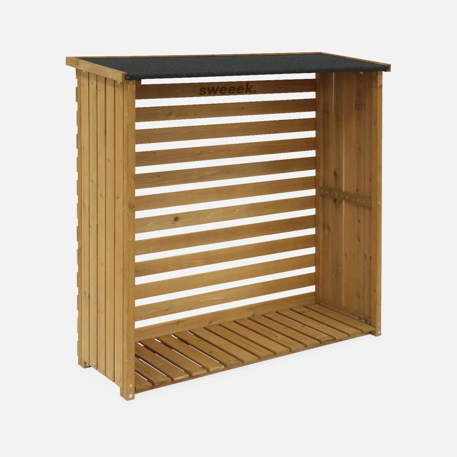 120x45x120cm wooden log shelter